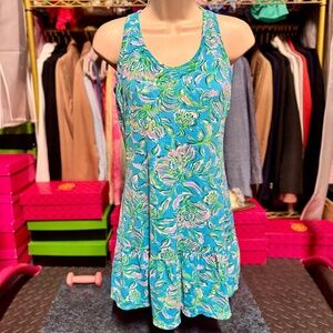 Lilly Pulitzer Mixed Doubles Dress - Cumulus Blue Chick Magnet (Size XS)